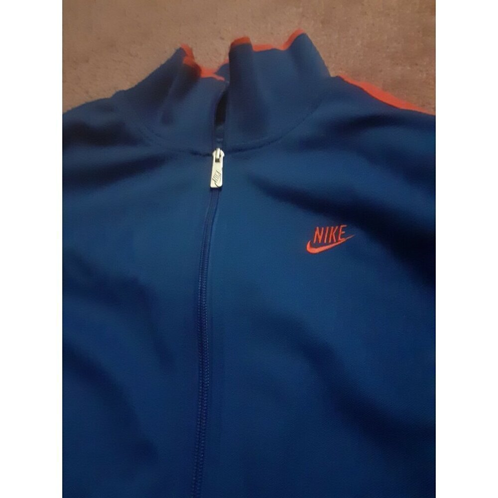 Nike‎ Sportswear Men's Fleece Full-Zip , Size Large Blue Red - Picture 3 of 6